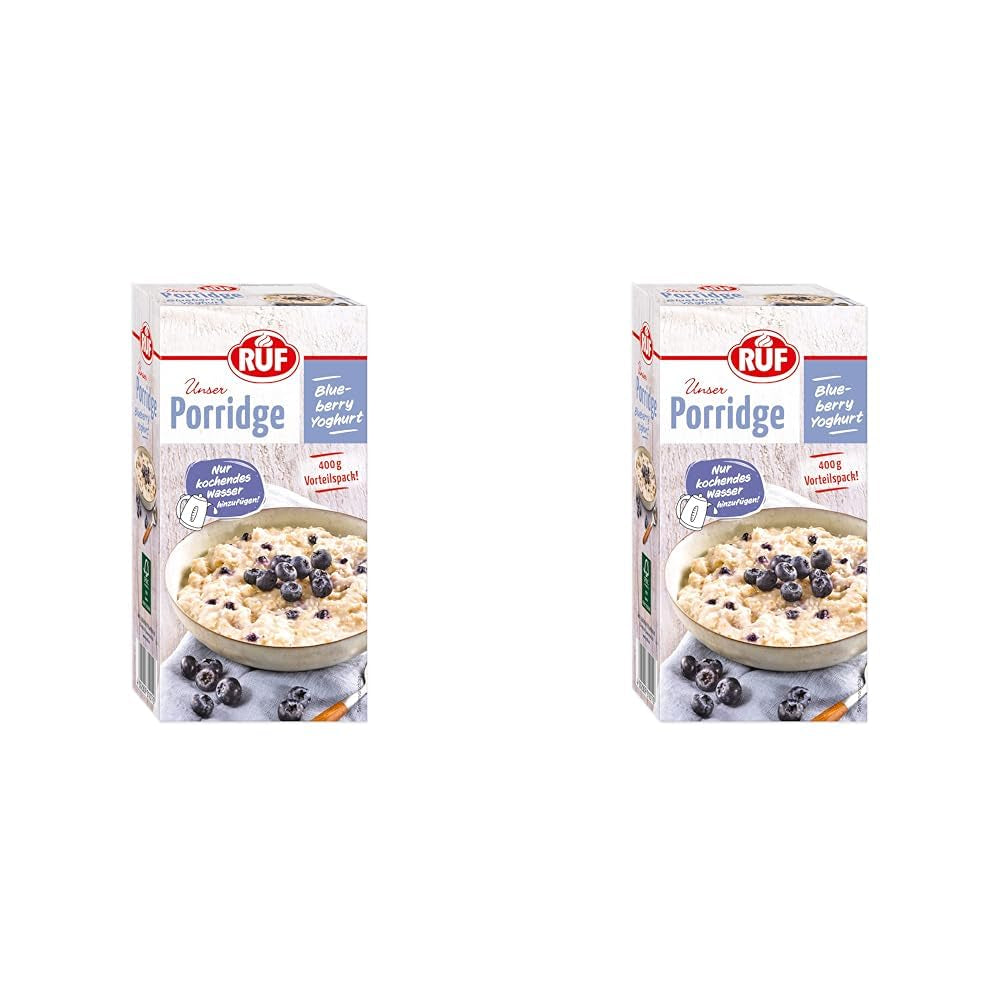 Terci de ovăz RUF cu mere și scorțișoară, cu fulgi de ovăz integral, aromă delicată de scorțișoară și bucăți de mere uscate, pentru gustări, pachet vrac, 1 x 400g