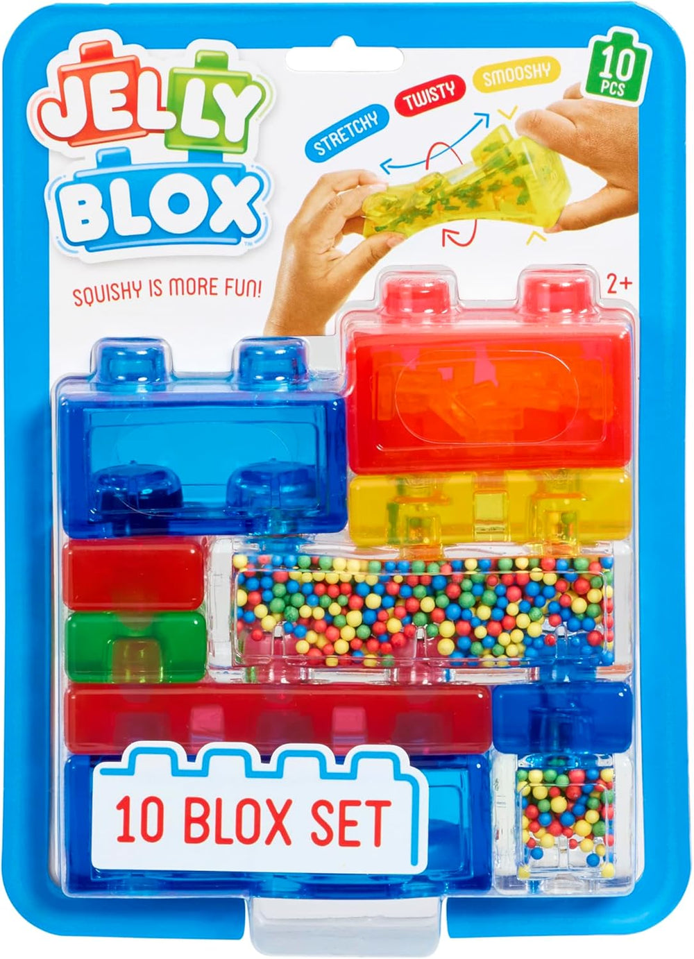 Goliath Jelly Blox – 10-Piece Blox-Set, 10 Große und Weiche Bausteine für Kinder ab 2 Jahren, Flexible Bausteine für Jungen und Mädchen, Konstruktionsspielzeug zum Kreativen Spielen