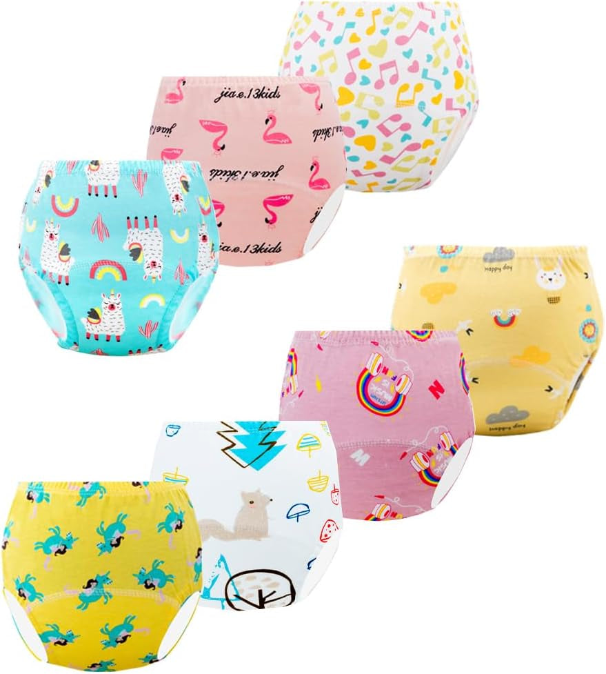 Pantaloni de antrenament la olită, pantalonii noștri de antrenament pentru copii (2-3 ani, 7 bucăți, culoare: multicolor, mărimea S)