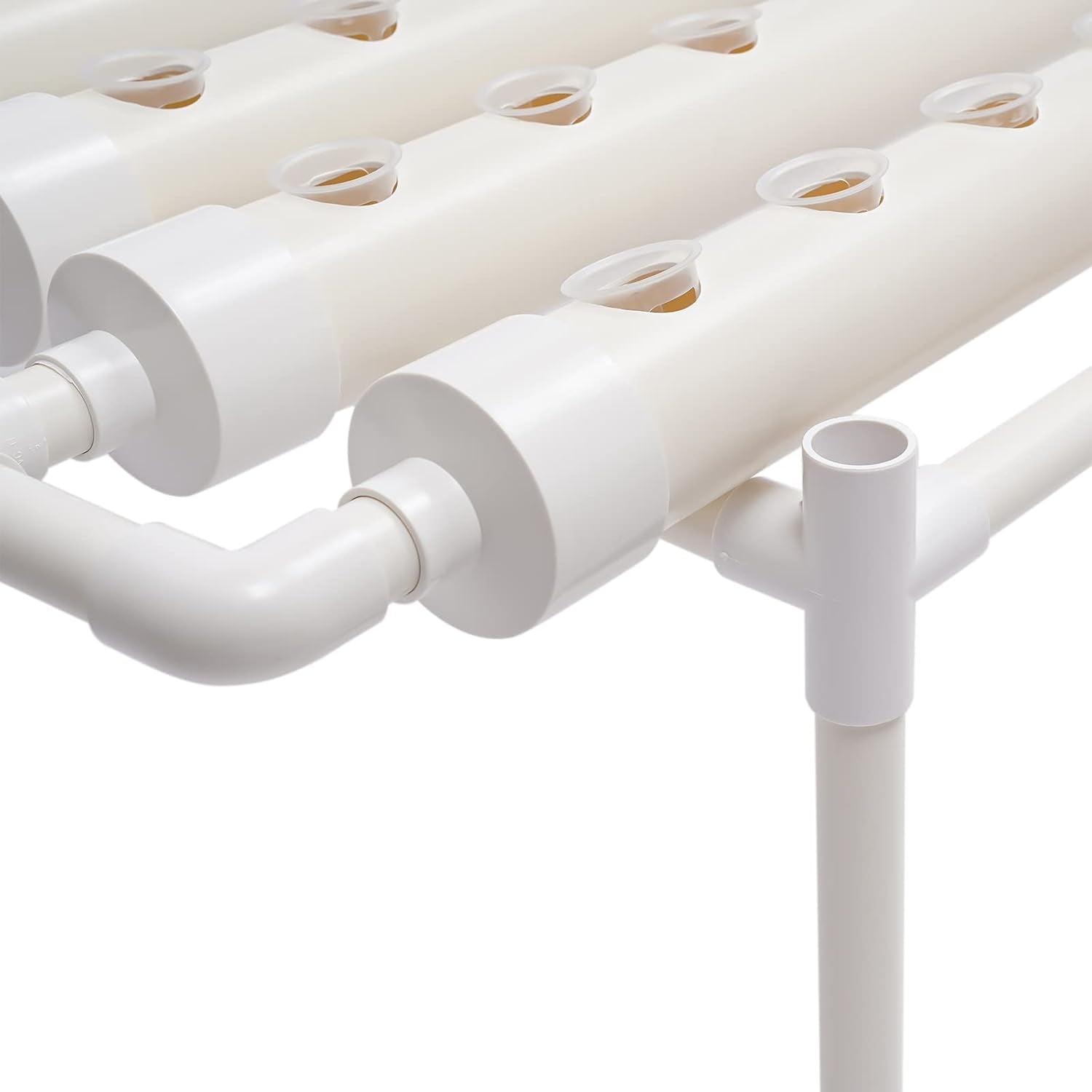 Hydroponische Systeme Grow Set Hydrokultur Plant Vegetable Hydroponic Pflanzen BewäSserung System Garten Kit Garden Tool Pflanze Sites Growing Hydroponics Hydroponisches Anzuchtsystem 54LöCher 6Rohr