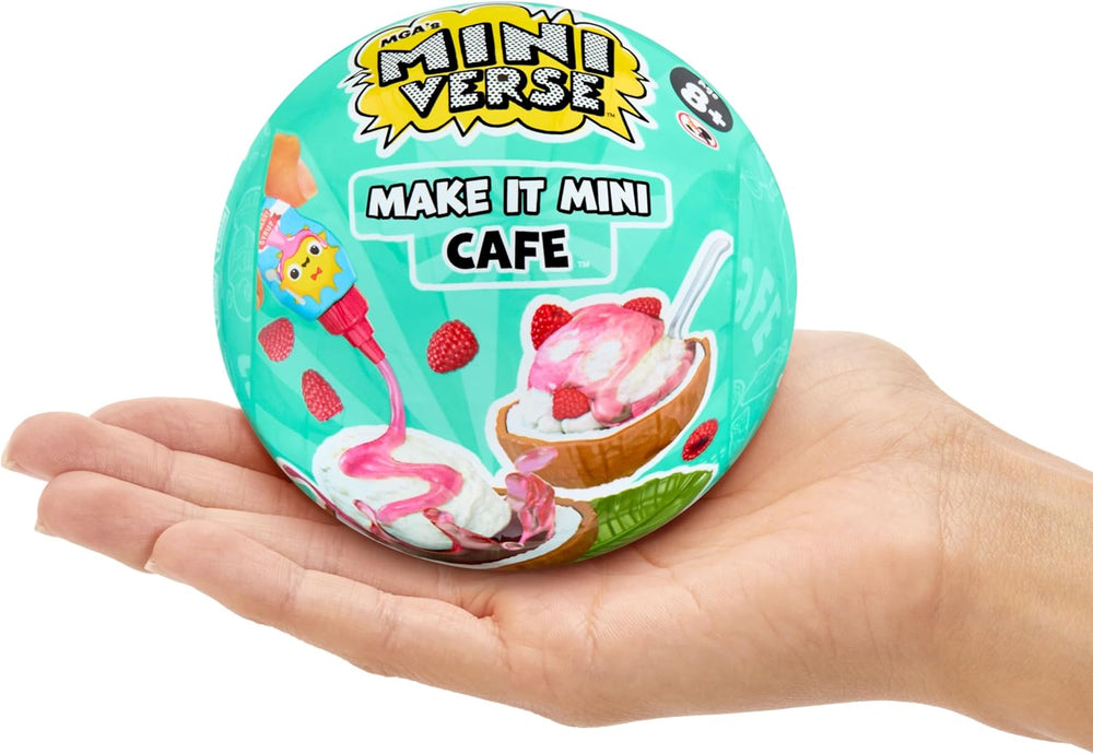 MGA's Miniverse Make It Mini Cafe Serie 6 – Mini-Sammlerstücke aus Harz zum Selbermachen und Ausstellen, mit Nachgebildeten Zutaten, Nicht Essbar – für Sammler und Kinder ab 8 Jahren