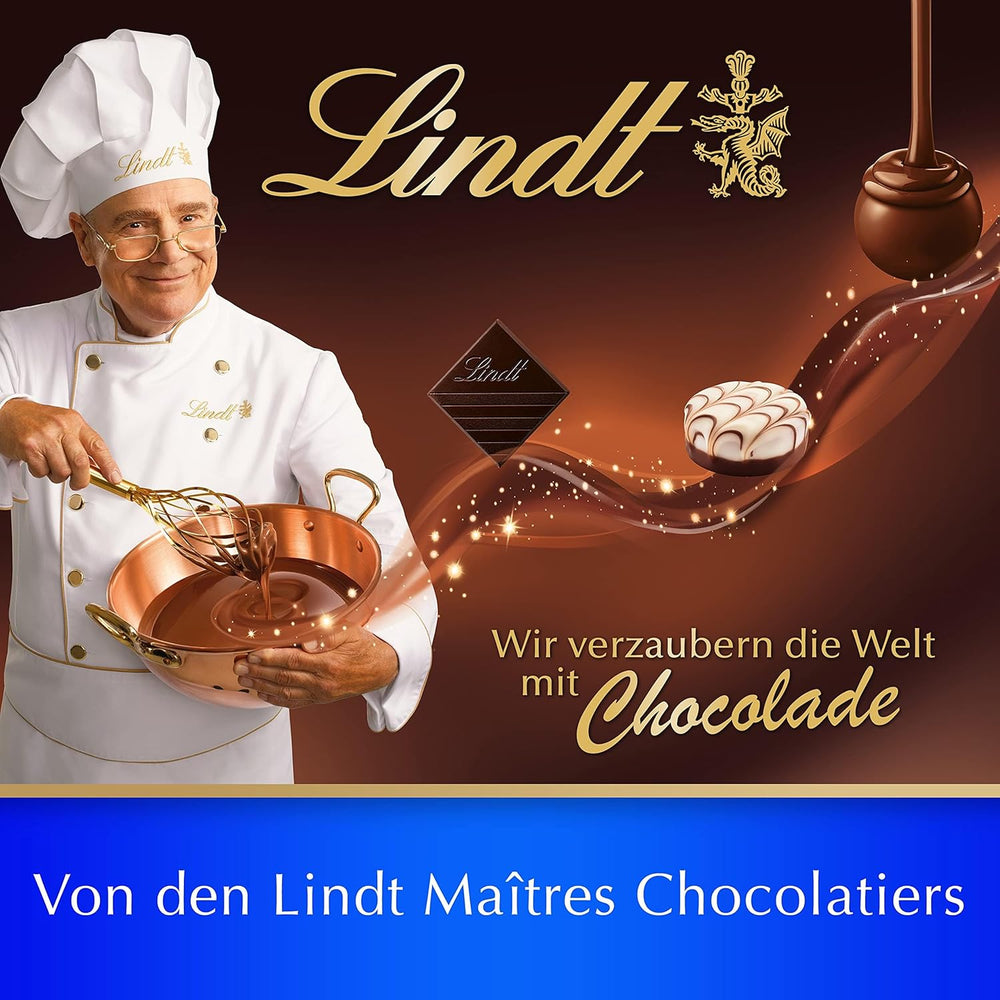Cutie de ciocolată Lindt Swiss Classic Collection | Batoane de ciocolată cu lapte | Mini batoane de ciocolată | 185g | Cadou de ciocolată