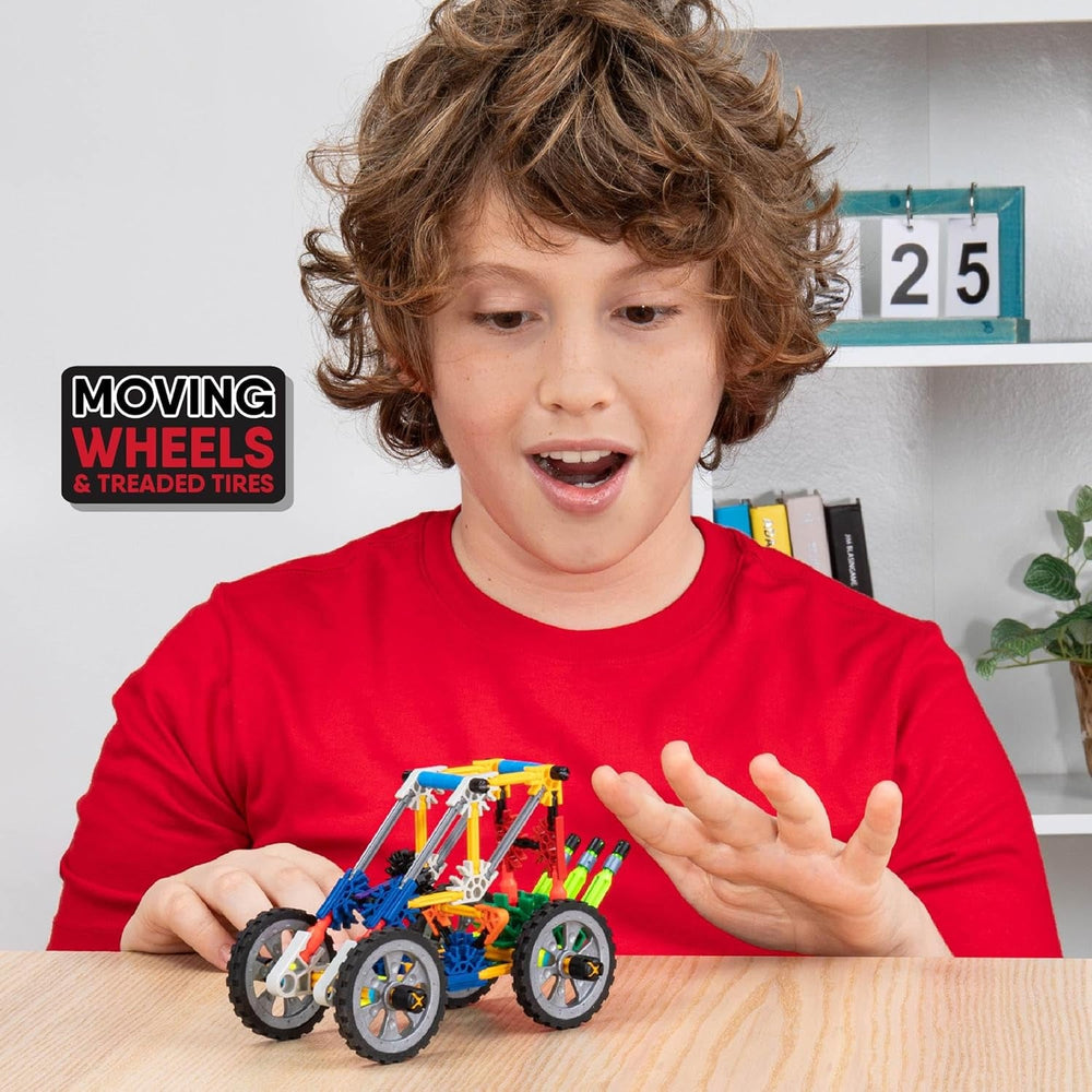 K'NEX 12418 Fantasie Ultimativer Baukasten mit 35 Modellen, Lernspielzeug für Jungen und Mädchen, 480-teiliges MINT-Lernset, Bauspielzeug für Kinder, Konstruktionsspielzeug ab 7 Jahren