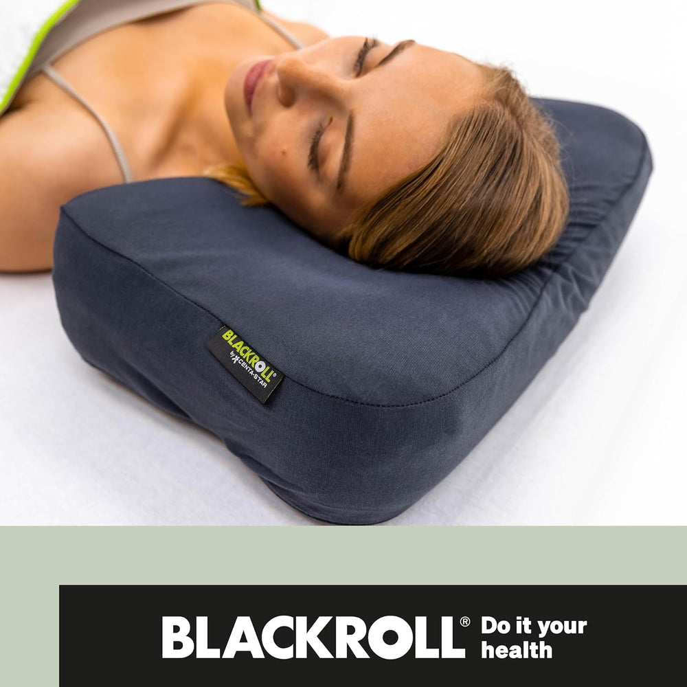 BLACKROLL® Recovery Pillow Set Jersey, pernă ortopedică pentru coloana cervicală din spumă cu memorie - Fabricat în Germania Perne ortopedice cervicale Naty Shop