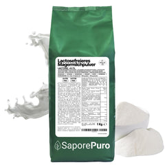 Laktosefreies Magermilchpulver 1 kg | Hohe Löslichkeit | Ideal für Backwaren, Brot und Speiseeis | Professionelle und industrielle Verwendung | Laktosefrei | Glutenfrei