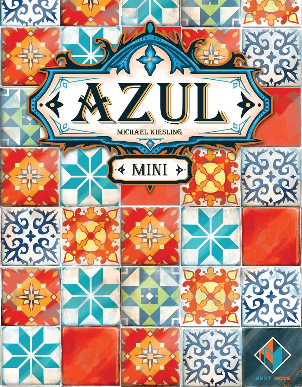 Next Move Games, Azul Mini, joc de familie, joc de societate, 2-4 jucători, vârste 8+, 30-45 de minute, germană