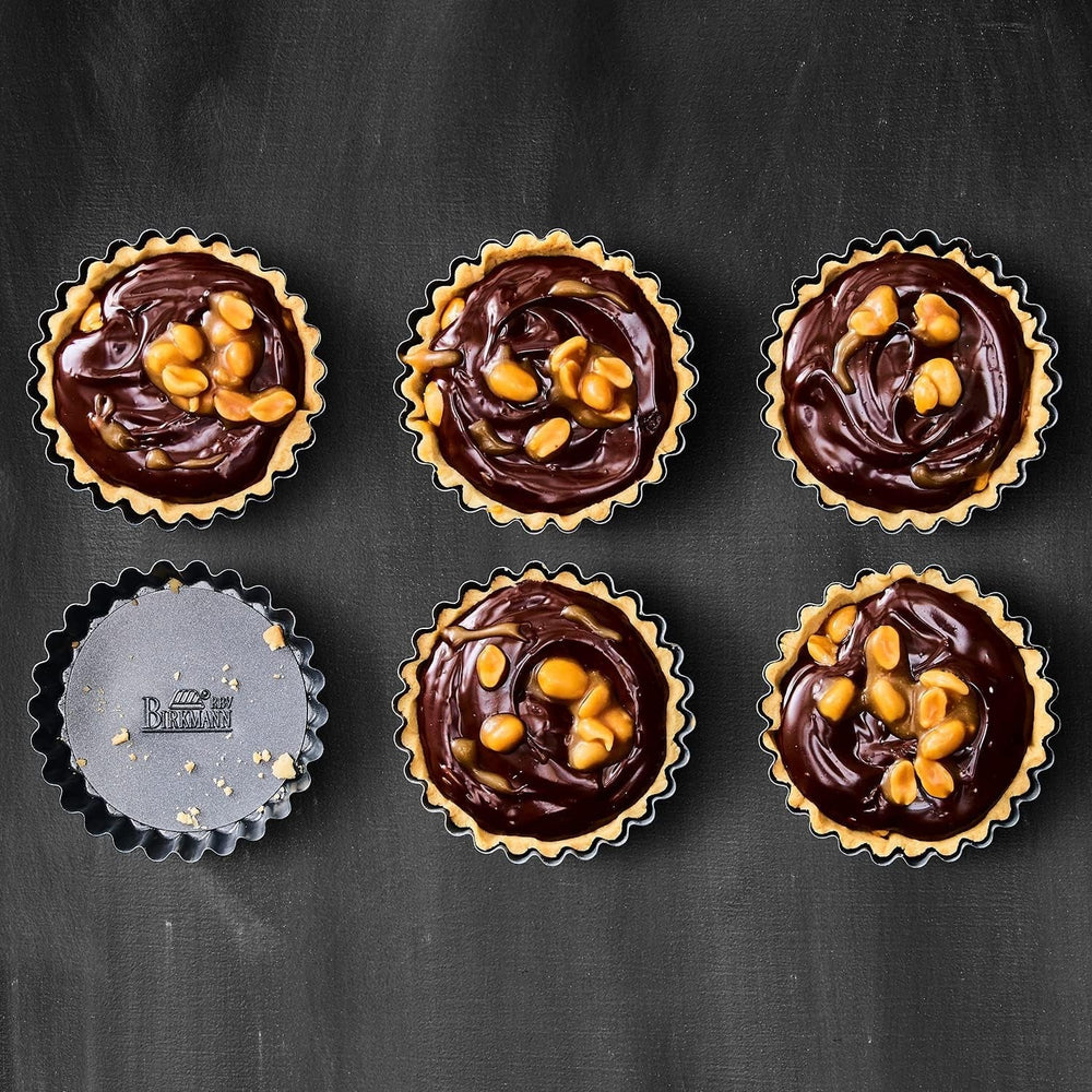 RBV Birkmann Premium Baking, forma de tarta, Ø 10 cm, 6 bucati, cu baza detasabila Matrite si tavi pentru copt Naty Shop
