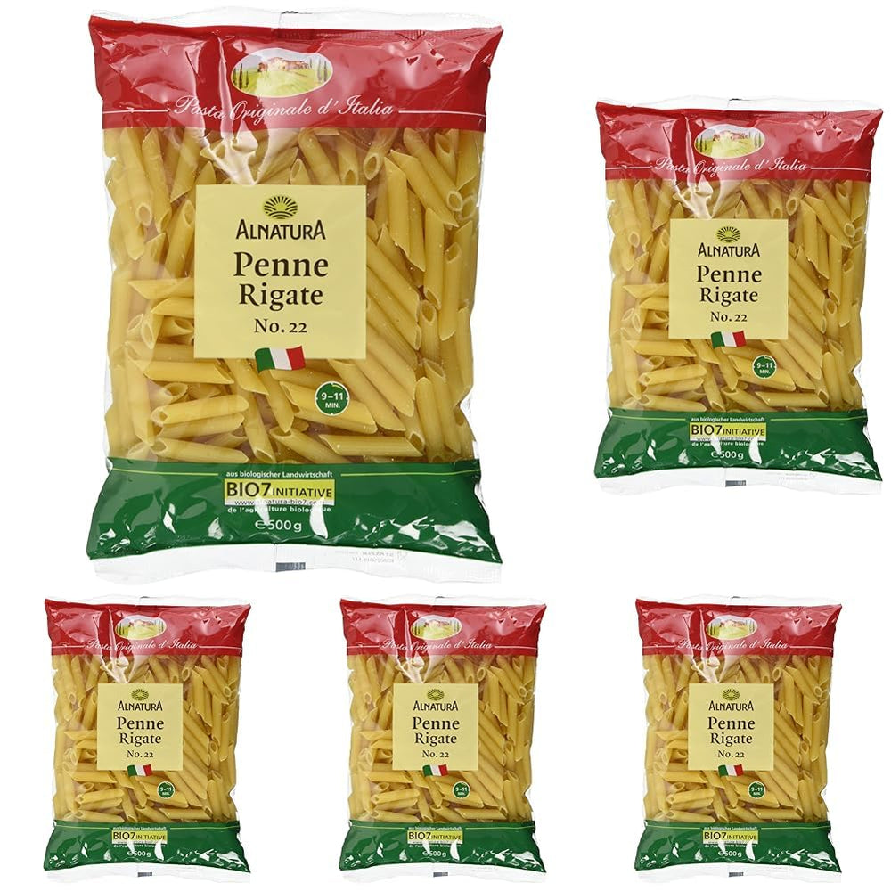 Paste organice Penne Rigate, 500g