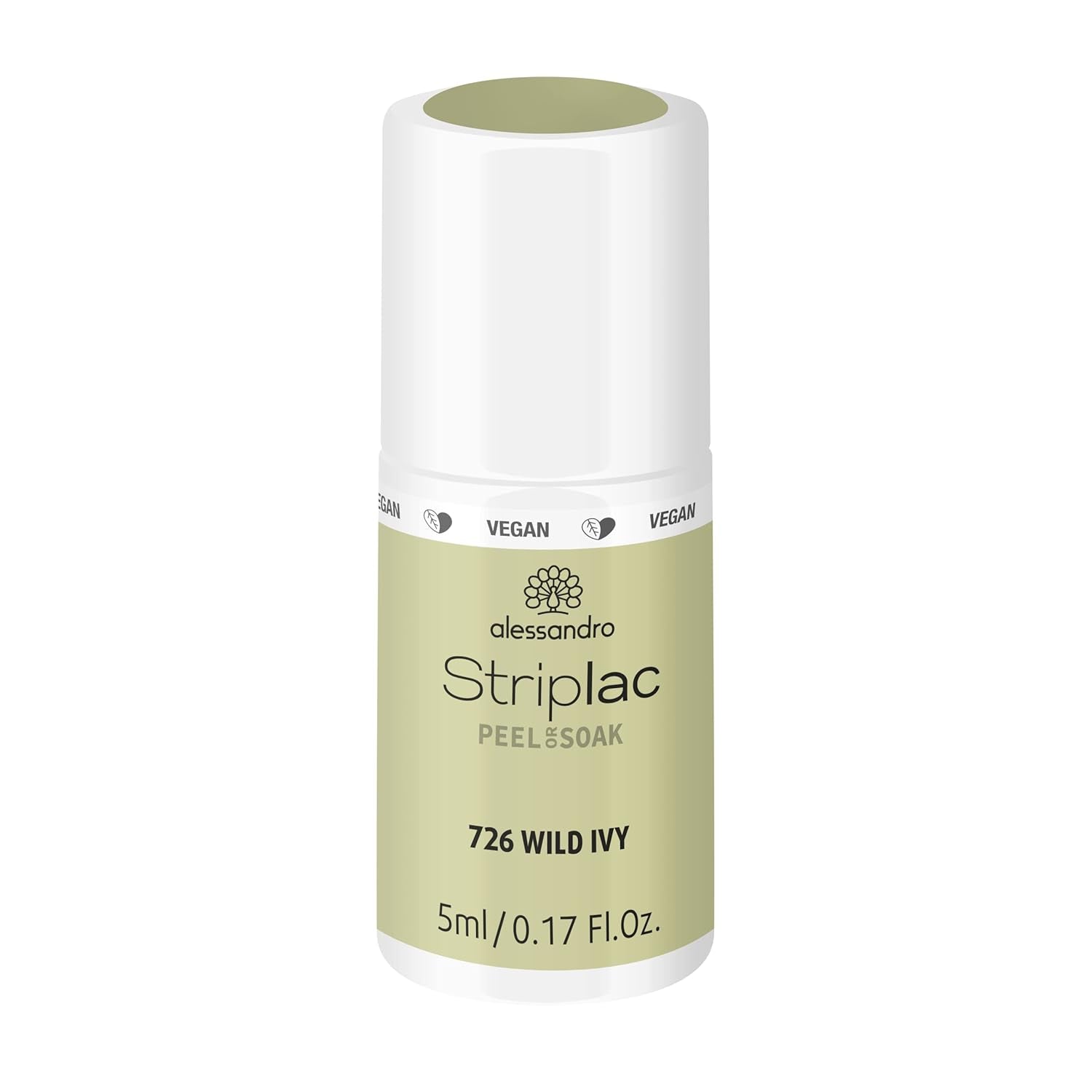 alessandro Striplac UV-Nagellack Flat White – Schonend und langanhaltend – Einfache Entfernung dank Peel-Off-Technologie – Vegan und tierversuchsfrei – 8 ml
