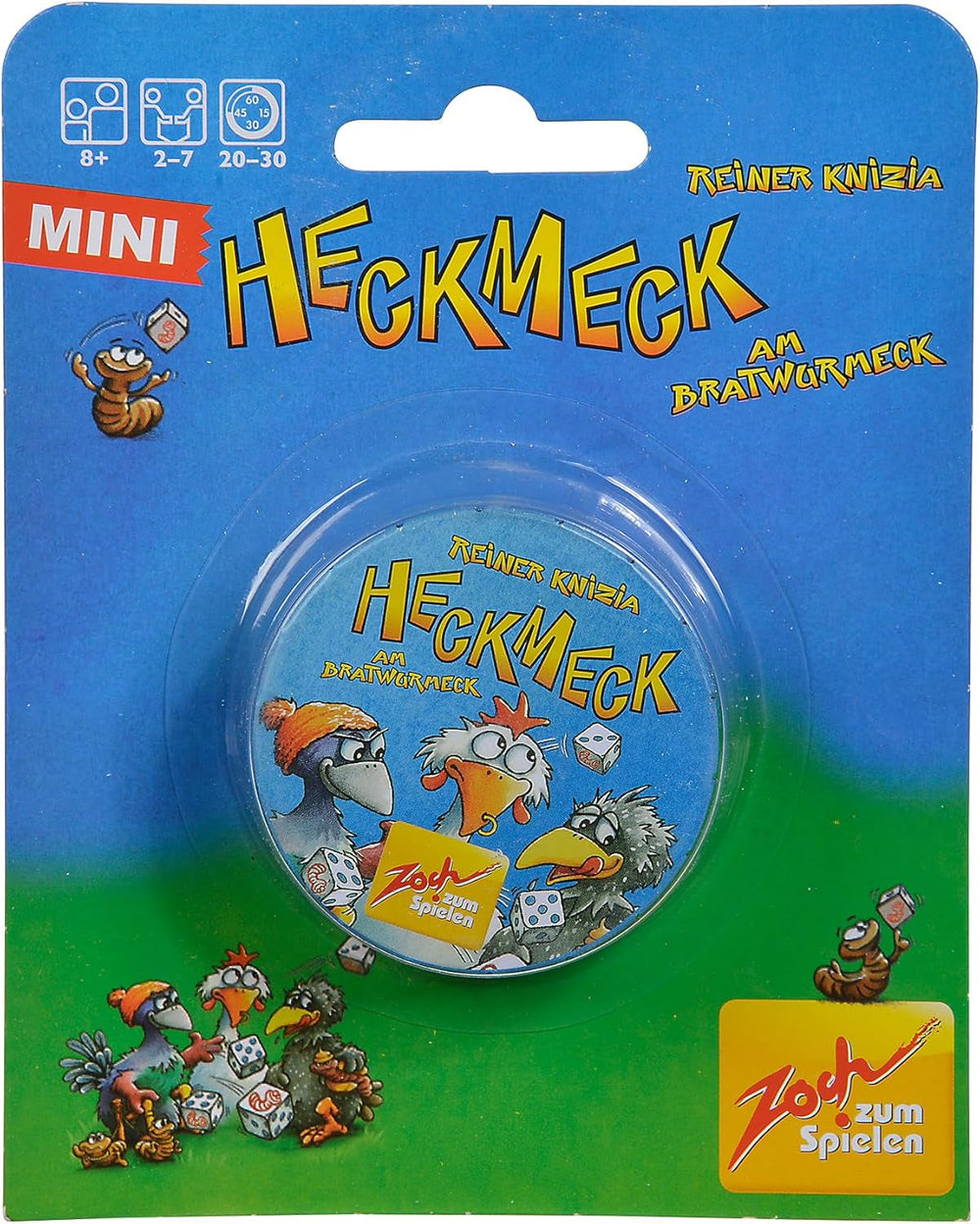 Zoch 601125200 – Heckmeck am Bratwurmeck – jocul turbulent de zaruri în popularul cadru cu pui pentru păsările inteligente care au mirosit viermele bratwurmeck, de la 8 ani