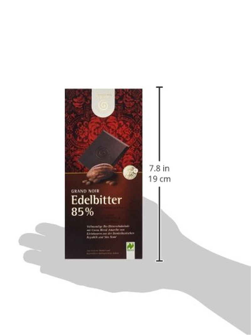 Bitter Grand Noir organic, 85%, 100g