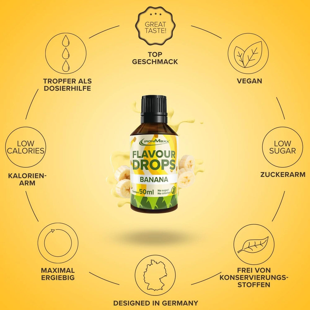 Picături aromate Ironmaxx - Fără calorii și fără zahăr, 50 ml Arome Naty Shop