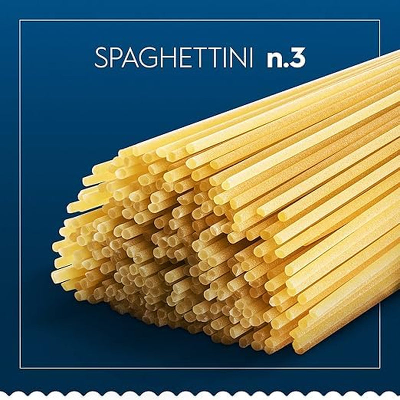 Paste Barilla Classic Spaghettini nr. 3 din grâu dur de înaltă calitate, întotdeauna al dente (1 x 500 g)