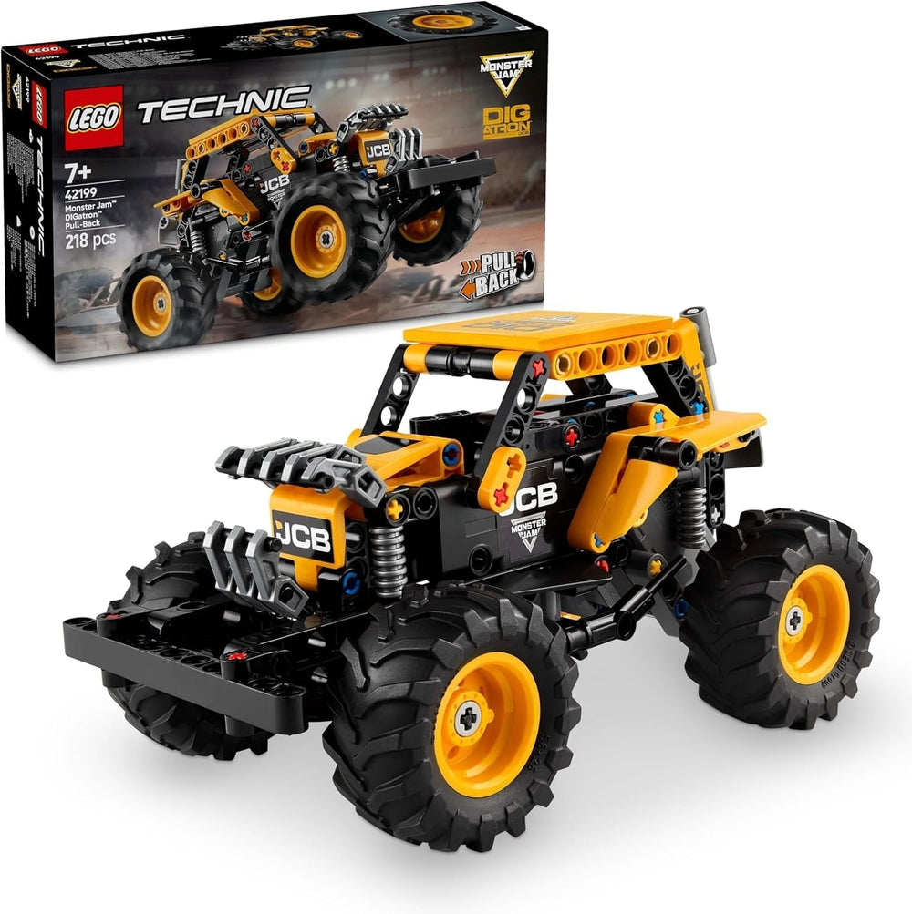 LEGO Technic Monster Jam Digatron, set de joacă Monster Truck pentru copii, jucării de construit pentru copii, băieți și fete de la 7 ani, idei de cadouri pentru fanii Monster Trucks și Motorsport 42199 Seturi de constructie Besuche den LEGO-Store Titlu implicit