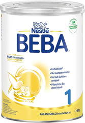 BEBA 1 lapte initial de la nastere, doar lactoza, fara ulei de palmier, pachet 3 (3 x 800 g) Mama si Copilul Naty Shop