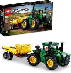 LEGO Technic John Deere 9620R Tractor 4WD, cu remorcă basculantă, jucărie agricolă clasică pentru copii, băieți și fete de la 8 ani, kit model de colecție 42136 Seturi de constructie Besuche den LEGO-Store Singur