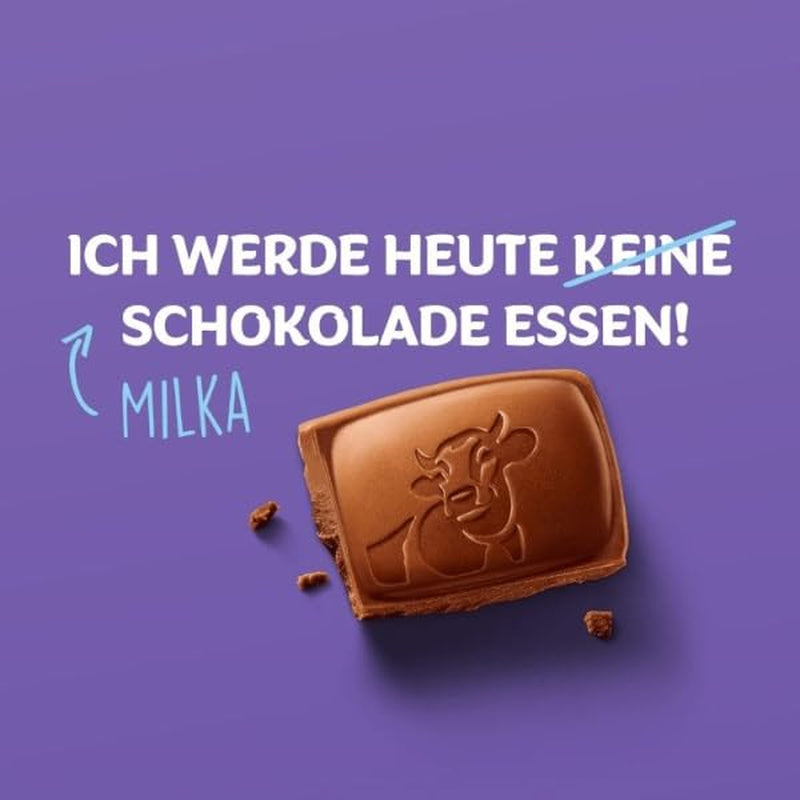 Batoane de ciocolată Milka – Ciocolată cu lapte alpină cu bucăți de biscuiți cu cacao și umplutură fină de cremă de lapte – 36 x 37g