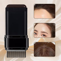 2 bucăți de pudră pentru linia părului maro închis, pudră pentru linia părului, concealer pentru linia părului, creioane pentru culoarea părului cu pieptene, instrument pentru acoperirea părului gri pentru femei și bărbați (40g, maro închis) Vopsea pentru par Naty Shop