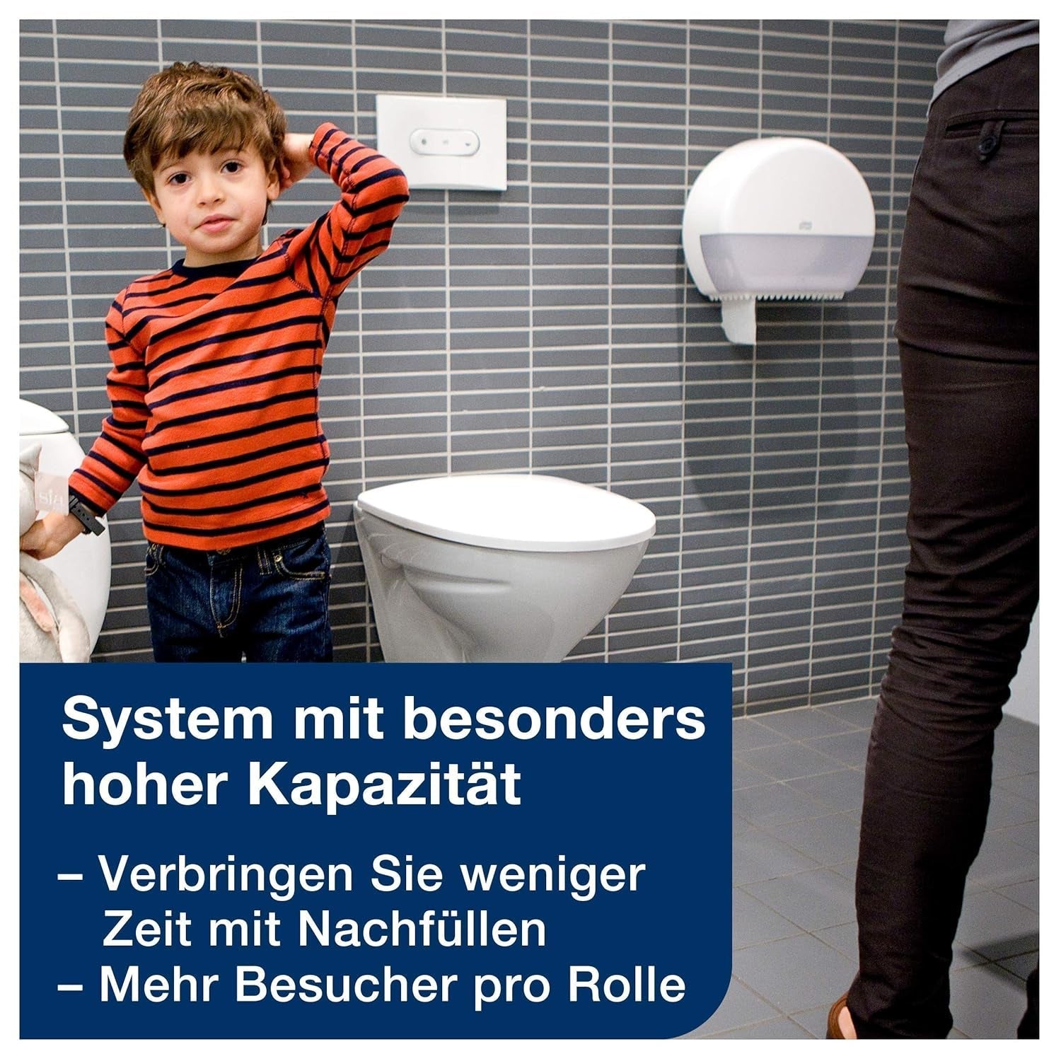 Hârtie igienică Tork Jumbo White T1, Advanced, 2 straturi, 6 × 380 M, 472118