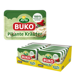 Pikante Kräuter Frischkäse| 10x 200g | 100% natürliche Zutaten | Ohne Konservierungsstoffe, Verdickungsmittel und Geschmacksverstärker