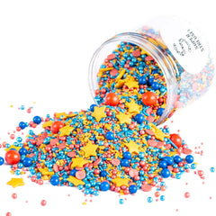 Super Streusel SuperErou, amestec sprinkles, 90 grame Sprinkles Naty Shop