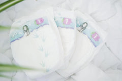 Scutece ecologice mărimea 1 nou-născut (2-5 kg), 1 pungă cu 27 de scutece