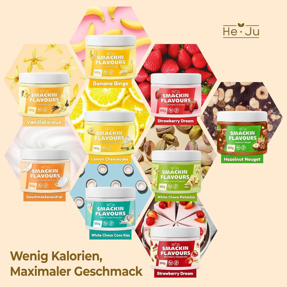 He-Ju, Pudră cu aromă de ciocolată albă și fistic, 250 grame Arome Naty Shop