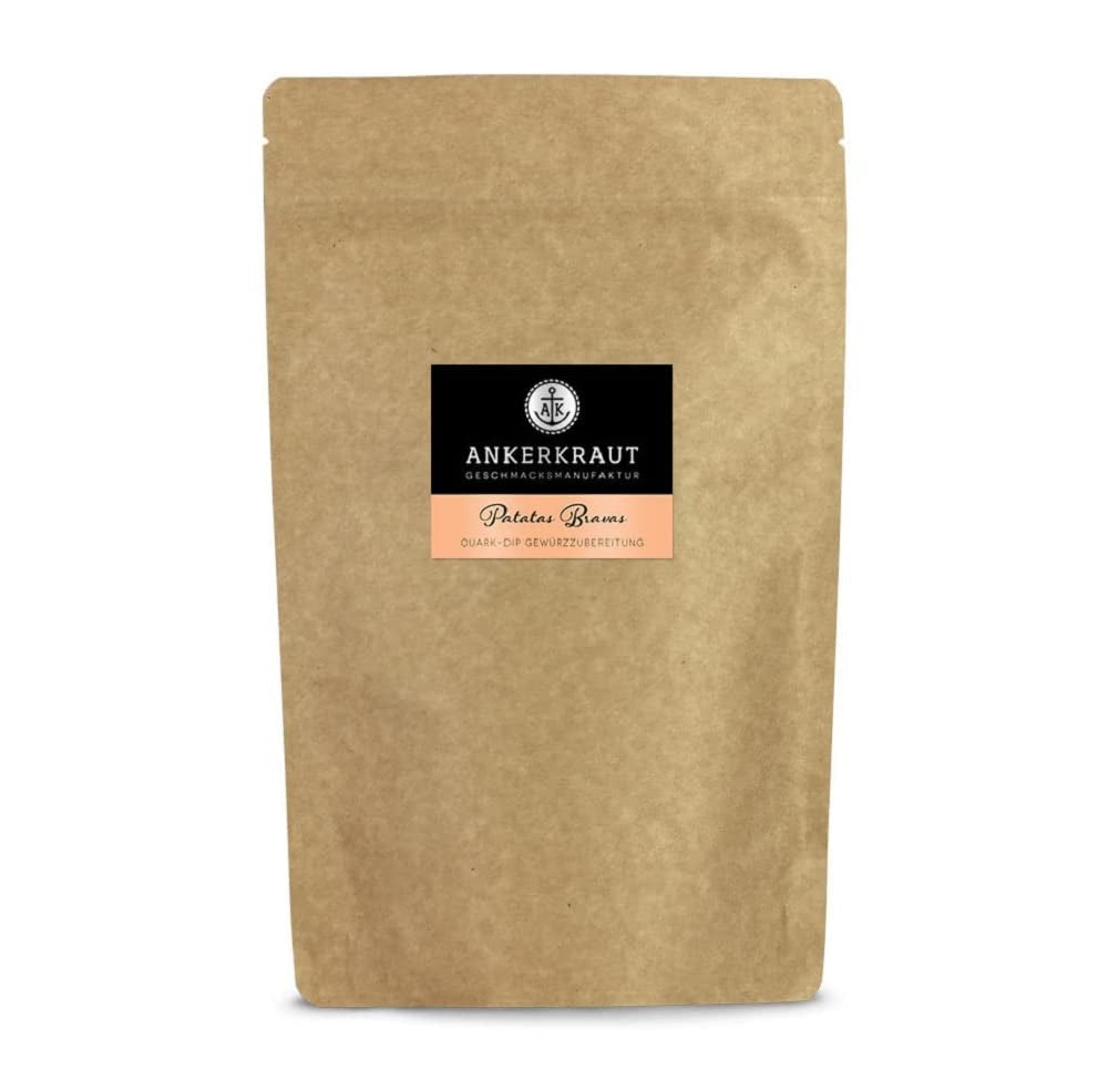 Ankerkraut Patatas Bravas, Gewürzmischung für spanische Kartoffelwürfel, 90g im Korkenglas