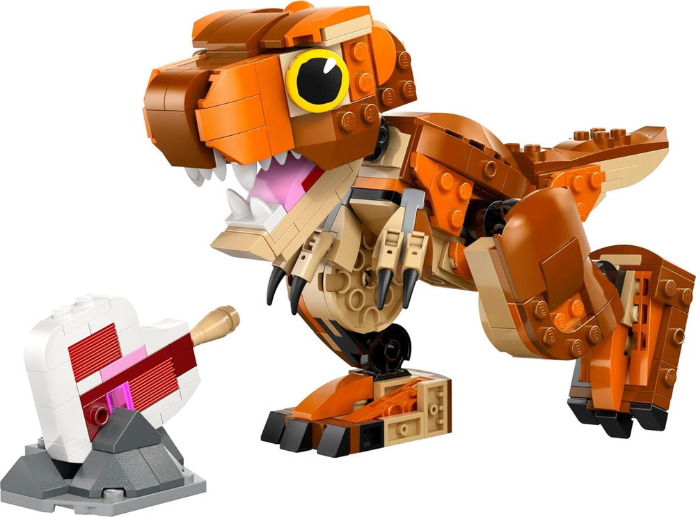 LEGO Jurassic World Little Eatie: T.Rex, jucărie de construcție pentru băieți și fete de la 7 ani, set de construcție cu dinozaur, cadou pentru copii, model cu gură, cap și coadă mobile 76967 Seturi de constructie Besuche den LEGO-Store