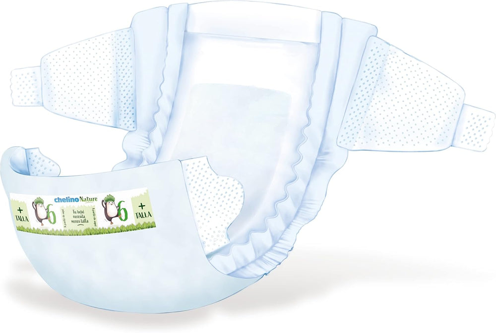 Scutec pentru copii Nature, mărimea 6 (17-28 kg), 162 scutece