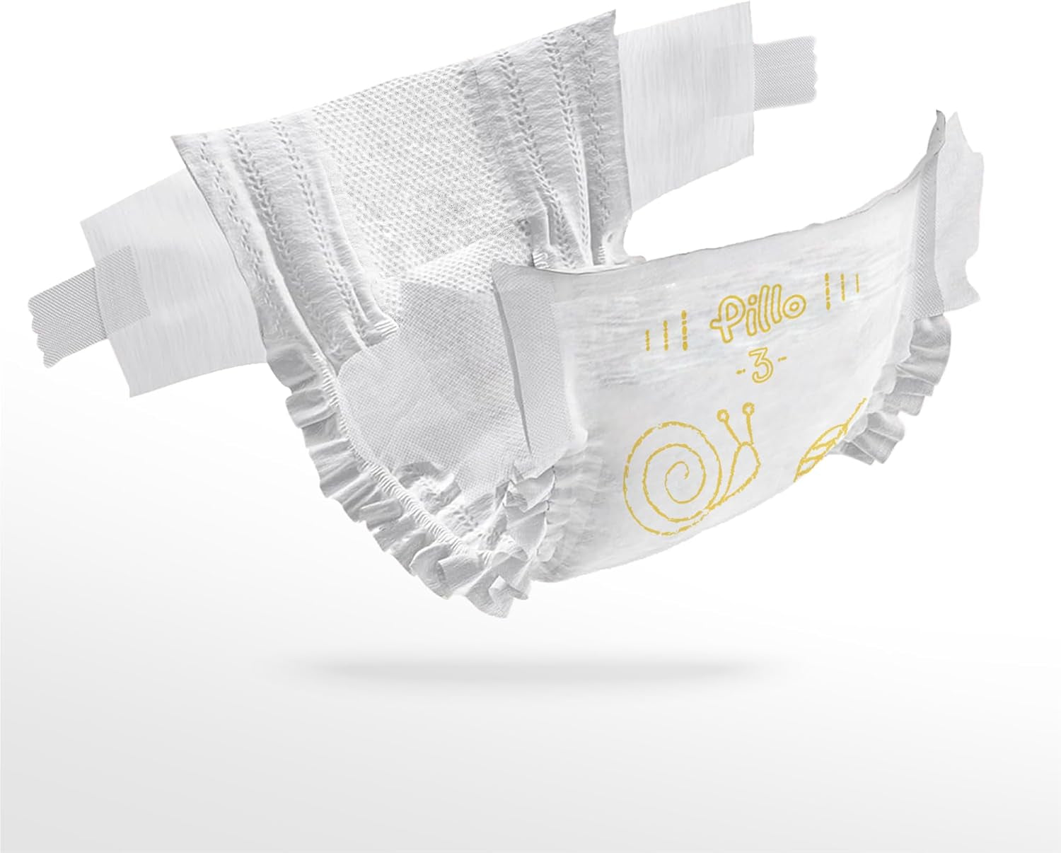 Scutece Pillo 3 - Cutie cu 168 de scutece, 6 pachete a câte 28 de scutece fiecare, mărimea 3 - Midi (6-10 kg) - Scutece pentru bebeluși