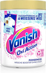 Vanish Oxi Action Powerwhite Powder - 1 X 1,125 Kg - pudră de îndepărtare a petelor și de îmbunătățire a rufelor fără clor - pentru rufe albe Detergenti Rufe Naty Shop