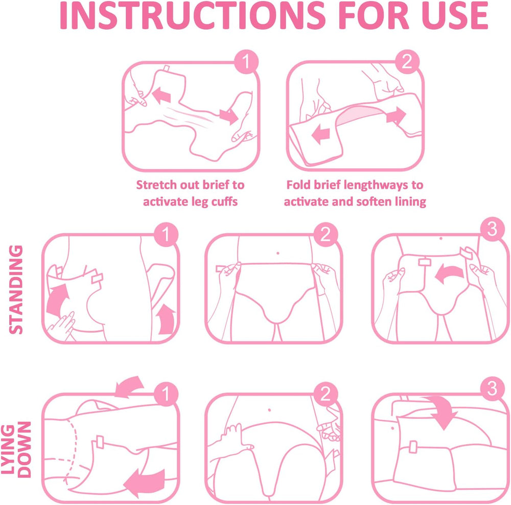 Scutece imprimate pentru adulți 5500-5800 ml, 10 bucăți - Baby Usagi (XL)