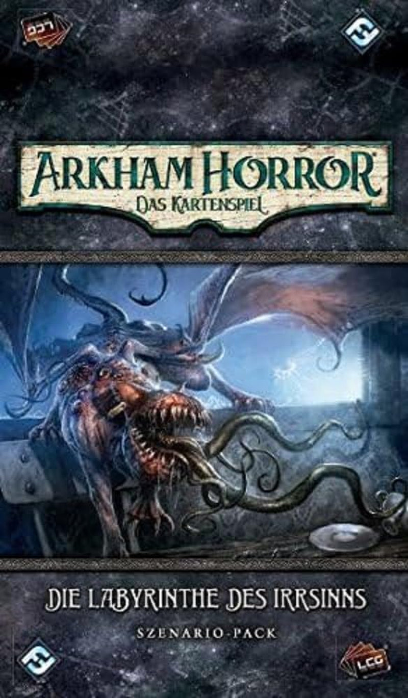Fantasy Flight Games, Arkham Horror: LCG, Joc de bază, Joc pentru experți, Joc de cărți, 1-4 jucători, Vârste 14+, 45+ minute, Germană, Multicolor, Colorat