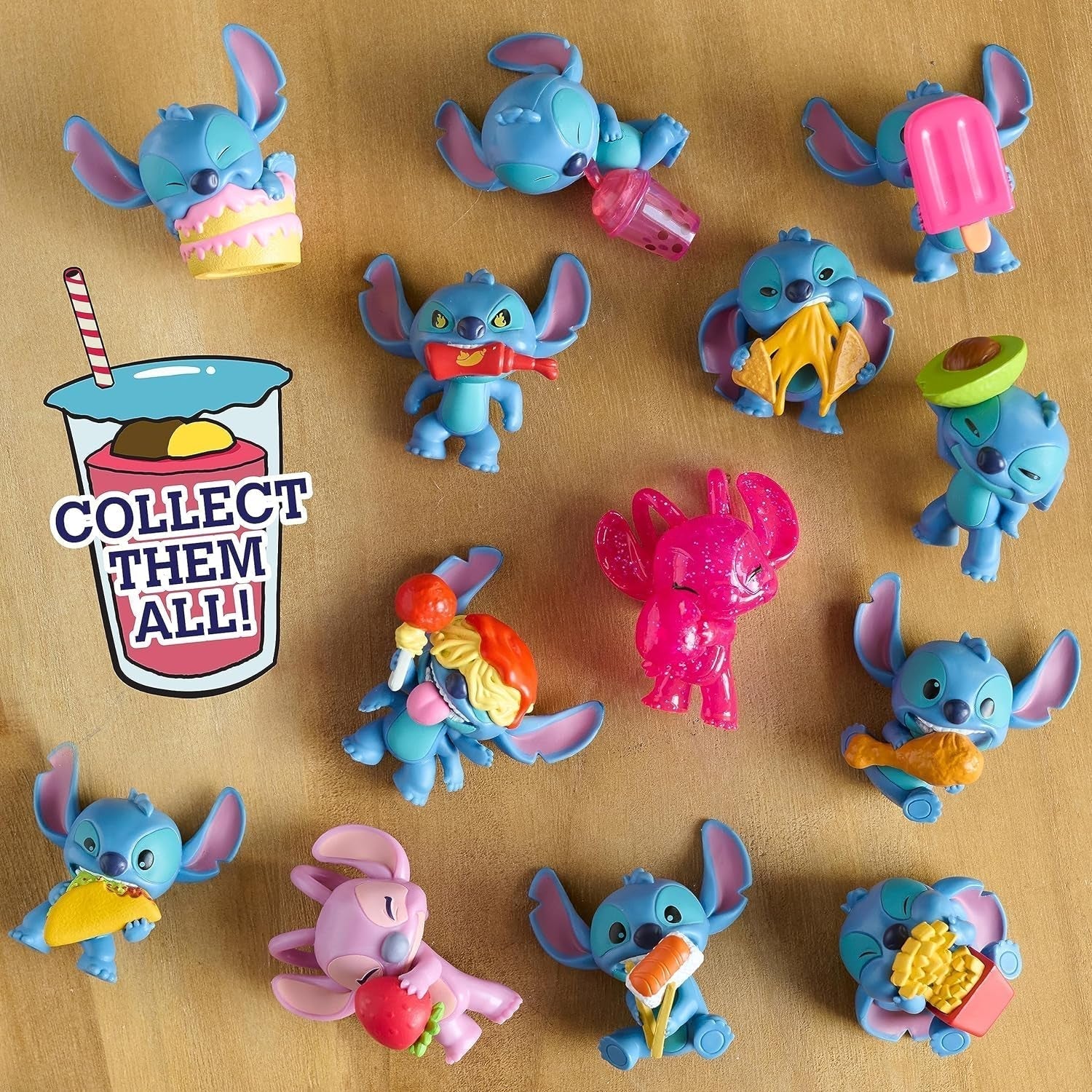 Just Play Disney Stitch Minifigurine de colecționat, pachet surpriză, figuri de colecționat mari de 5 cm, stilurile pot varia, jucării pentru copii de peste 3 ani Action figures Naty Shop