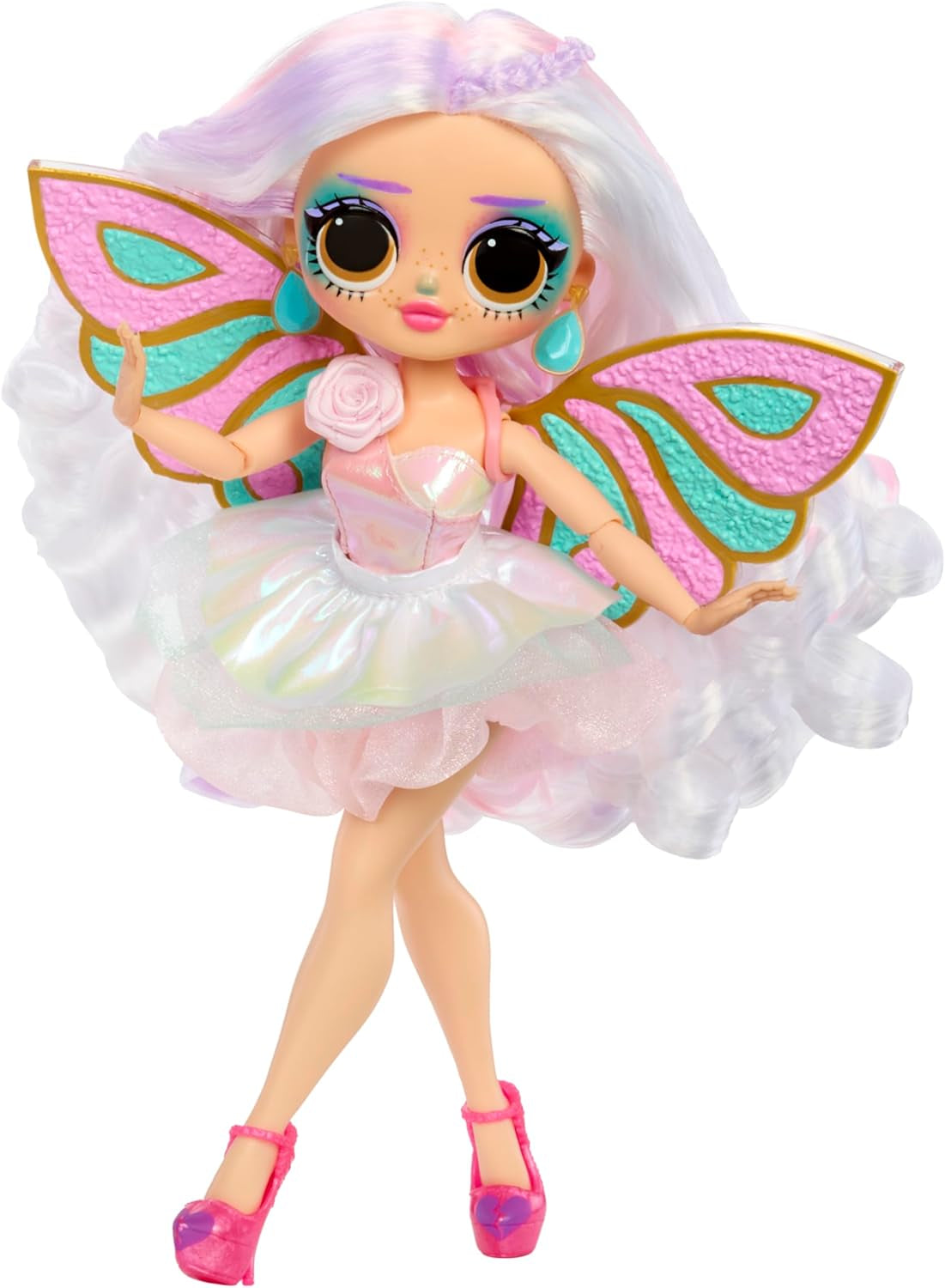 LOL Surprise! Seria OMG Eye Spy - Zână – Include 1 păpușă cu ținută și accesorii, rezolvare de puzzle-uri și descoperire surpriză, 4 păpuși de colecție