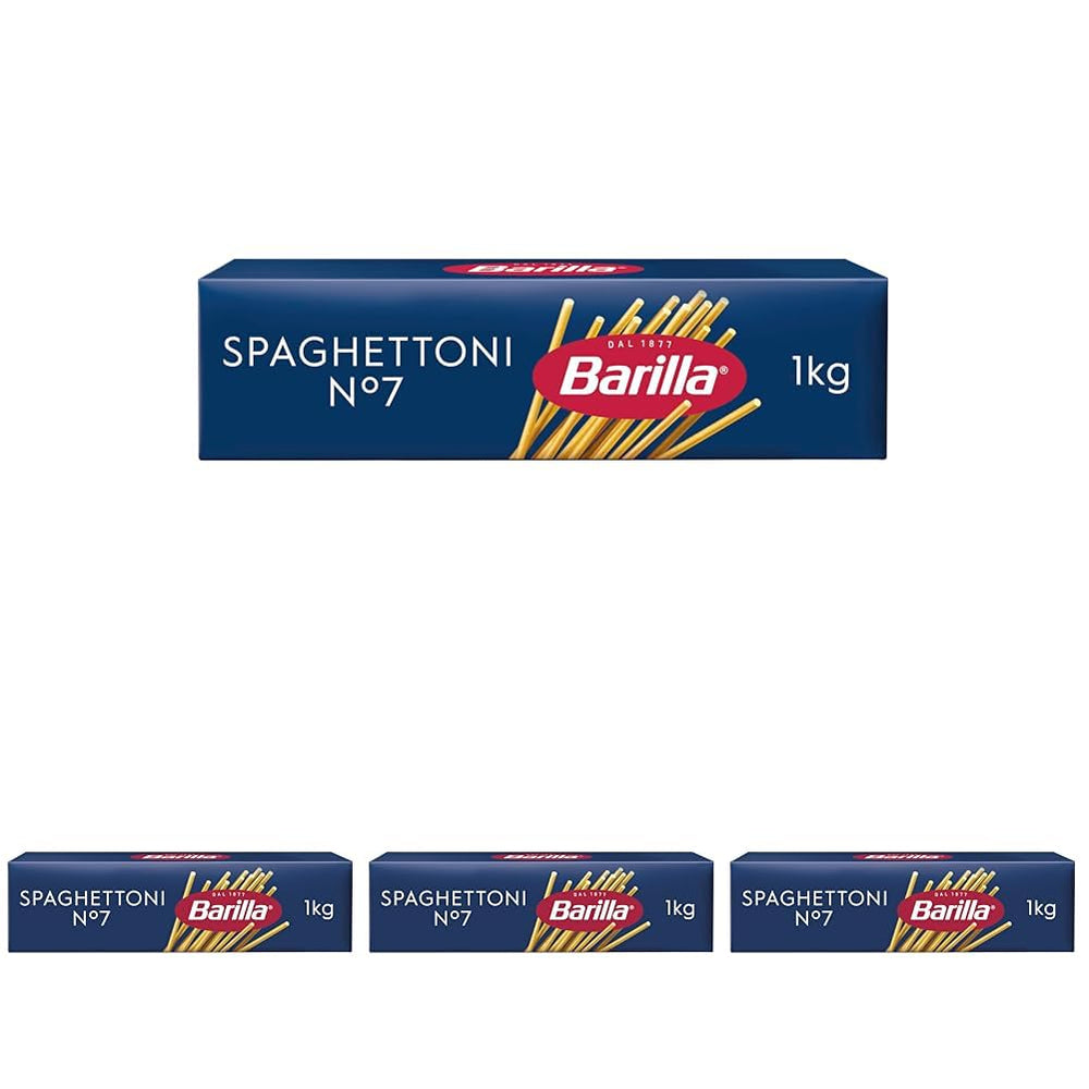 Barilla Pasta Klassische Spaghetti n.5 aus hochwertigem Hartweizen immer al dente, (1 x 500 g), geschmacklos