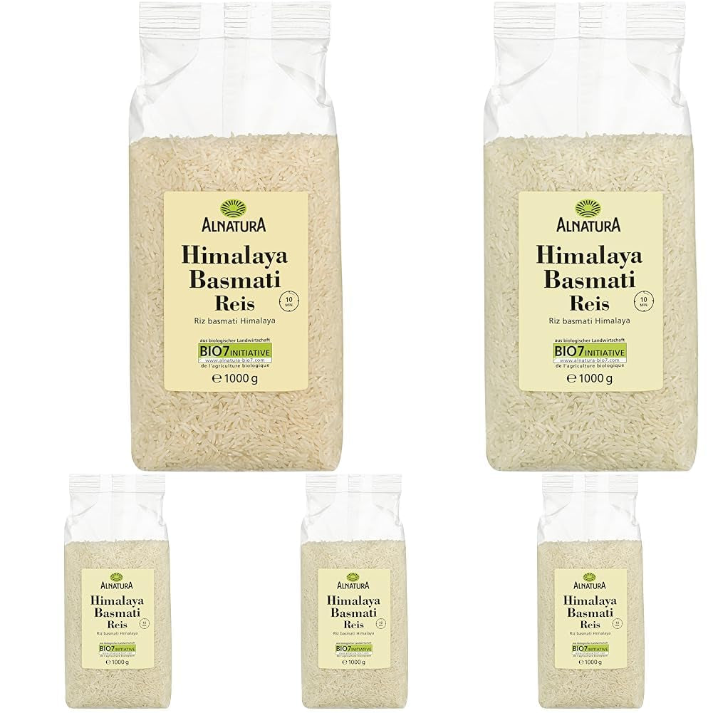 Orez Basmati alb organic din Himalaya, 1 kg