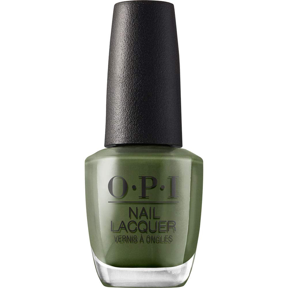 Oja OPI Nail Lacquer în nuanțe de albastru și verde – Oja cu uscare rapidă, rezistentă la ciobire și de lungă durată – durează până la 7 zile – cu pensulă ProWide extra-lată