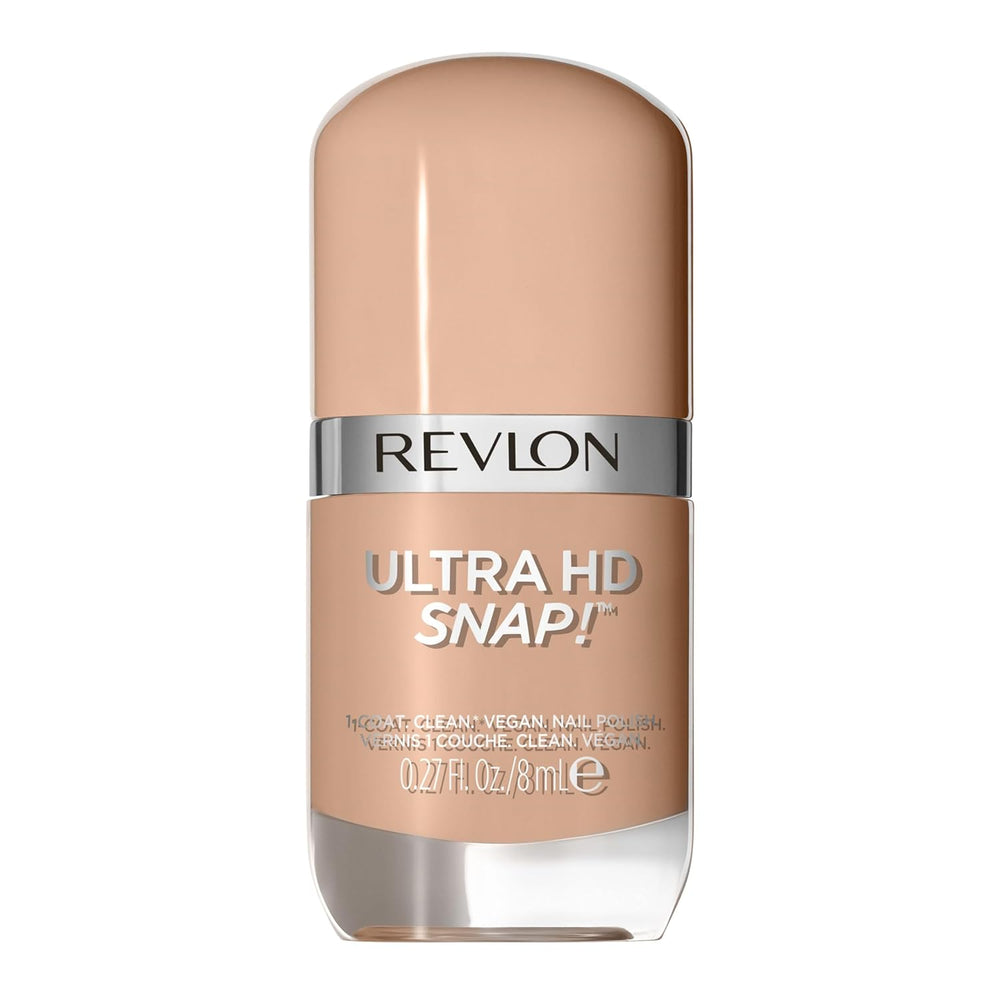 Oja Revlon Ultra HD Snap, formulă vegană de lungă durată, uscare rapidă și aplicare într-un singur strat, acoperire completă, culoare (8 ml) Hot Stuff (007), unisex