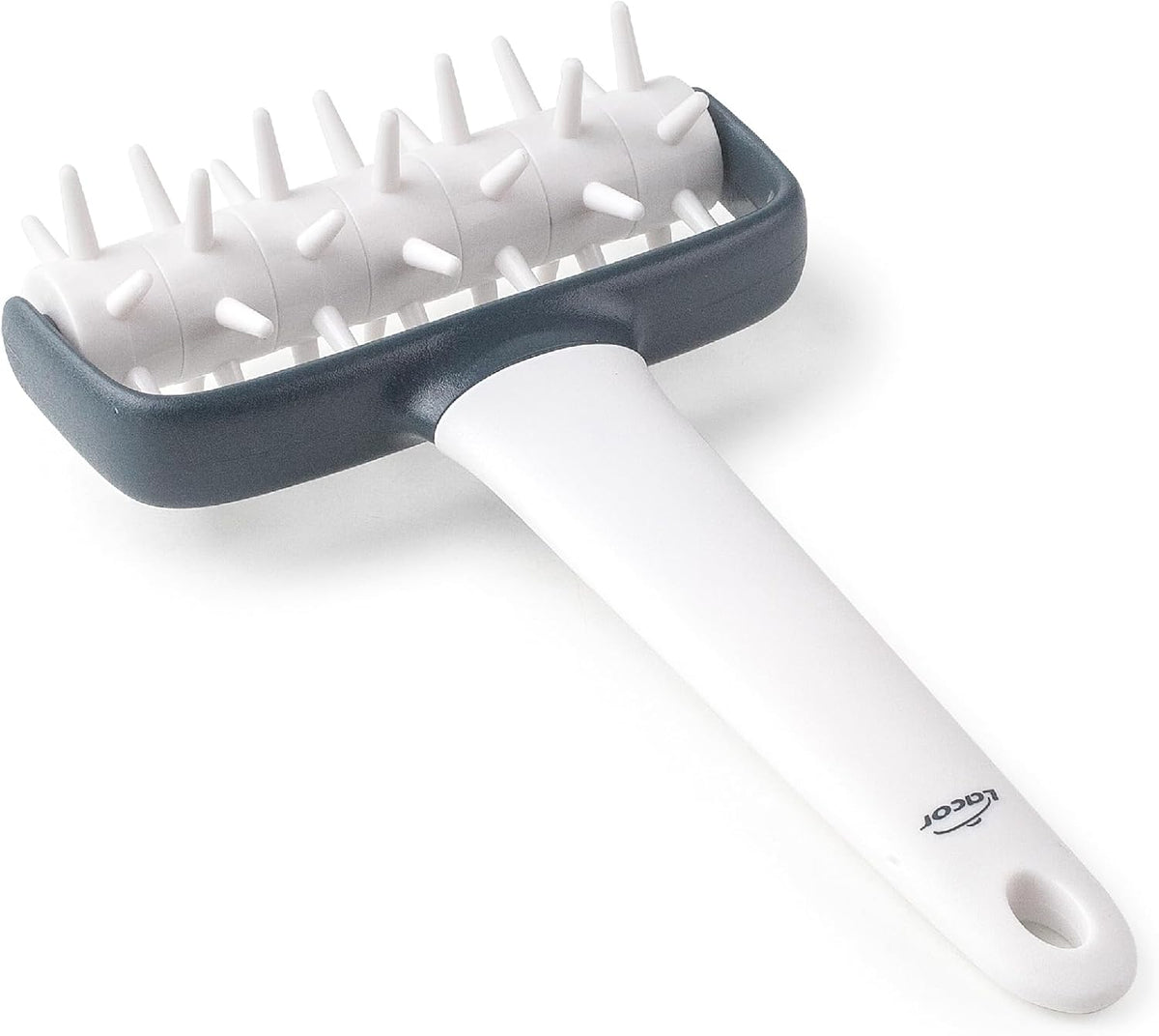 - 68802 - Burete de bucătărie, rolă pentru tamponare, rolă pentru paste, previne bulele în aluat, mâner ergonomic, 100% detașabil, lavabil în mașina de spălat vase, polipropilenă, fără BPA, 12x19,5 cm