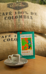 Cafe Quindio Specialty Coffee - boabe de cafea 100% Arabica, Columbia - cu note naturale de miere ușoară (250g) - ideală pentru cafea filtrată sau aparate portafilter