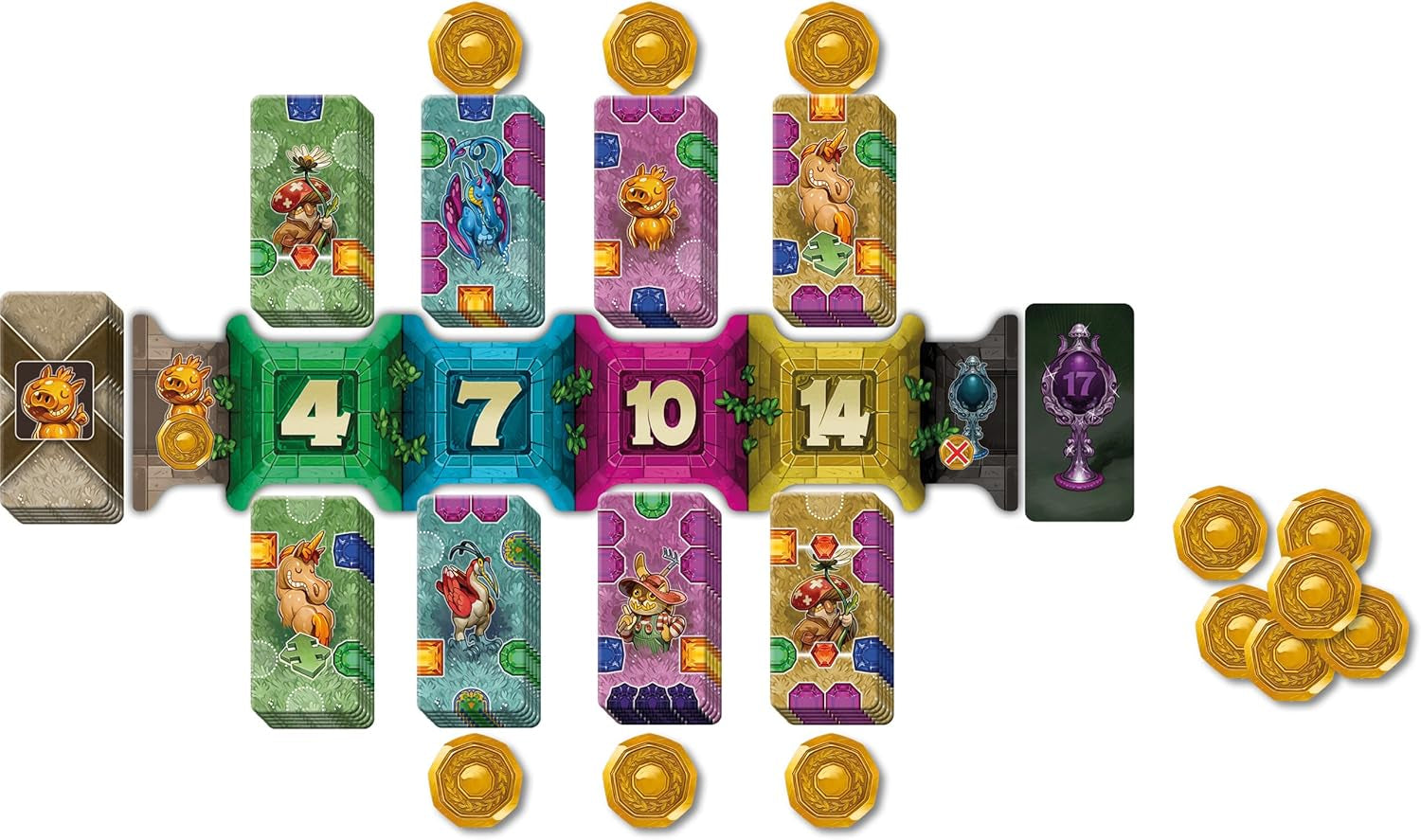 Schmidt Spiele 49465 Gardlings, Joc de construire a pungilor