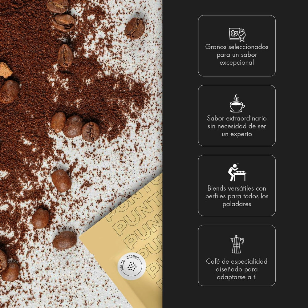 – Gemahlener kolumbianischer Kaffee – 250 g – Spezialitätenkaffee – Mittlere Röstung – 100% Arabica – Fruchtige Noten, Rohrzucker und Kakao – Ausgewogene Säure – Mittlerer Körper