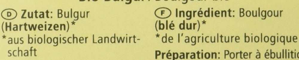 Bulgur organic, 500 g