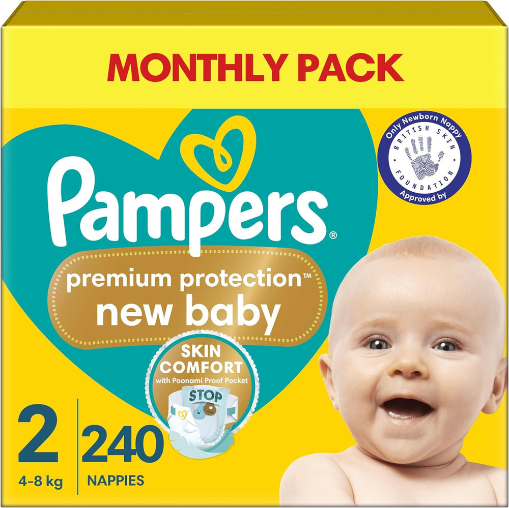Pampers New Baby mărimea 1 Nou-născut 2-5 kg Pachet de transport, pachet de 4 (4 x 23 bucăți)