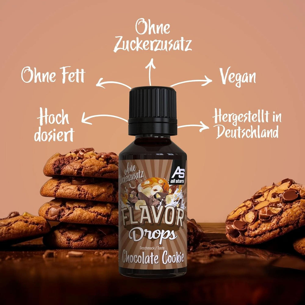 ALL STARS Flavor Drops, Picături aromate fără zahăr adăugat și fără calorii - Dulceață și aromă pentru alimente, 30 ml Indulcitori Naty Shop