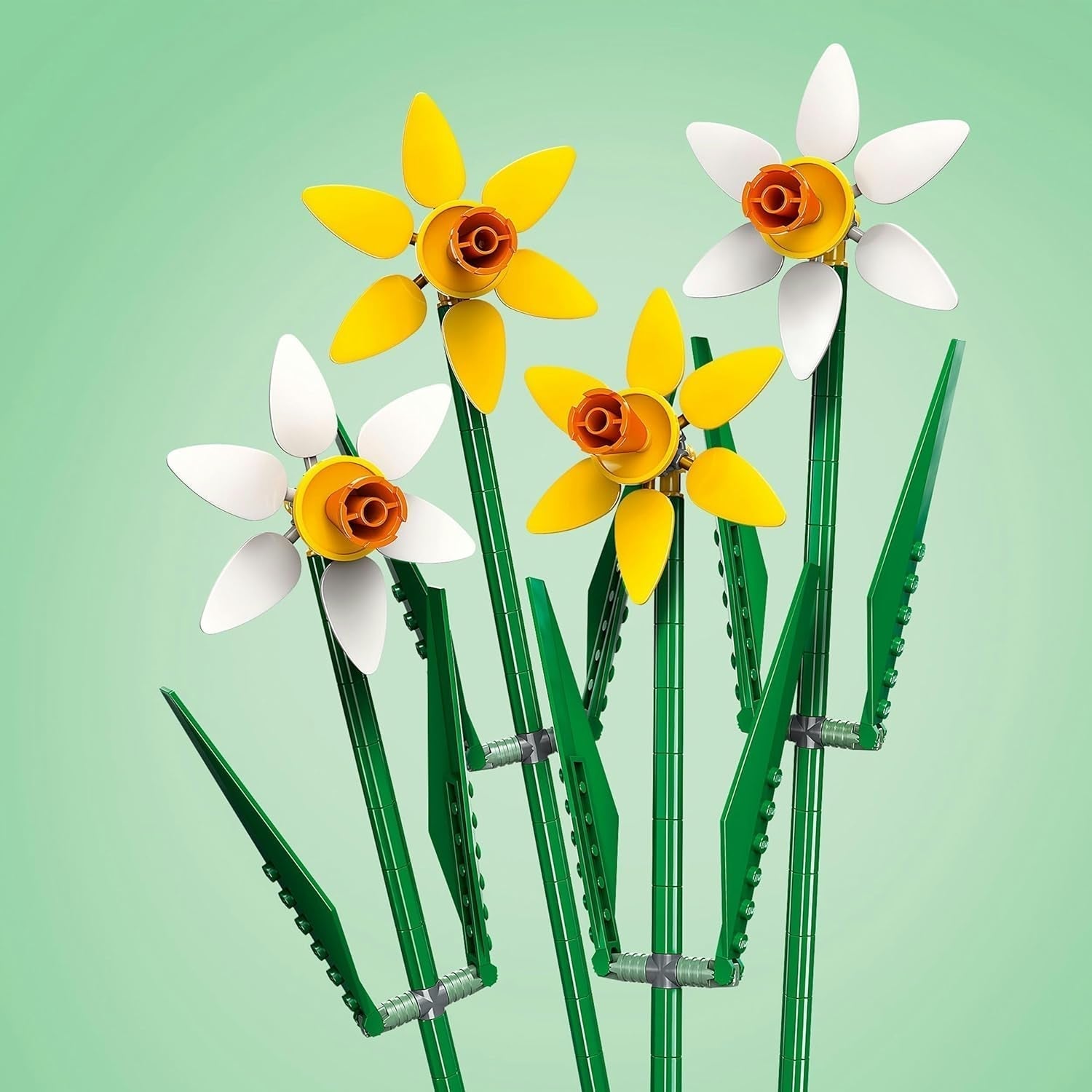Narcise LEGO Botanicals - Cadouri de Paște pentru fete și băieți - Flori artificiale pentru copii - Buchet de flori ca decor pentru cameră sau birou - Cadou pentru femei - 40747 Seturi de constructie Besuche den LEGO-Store