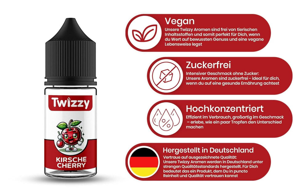 Twizzy, Aroma concentrata Cirese, 30 ml Arome Naty Shop