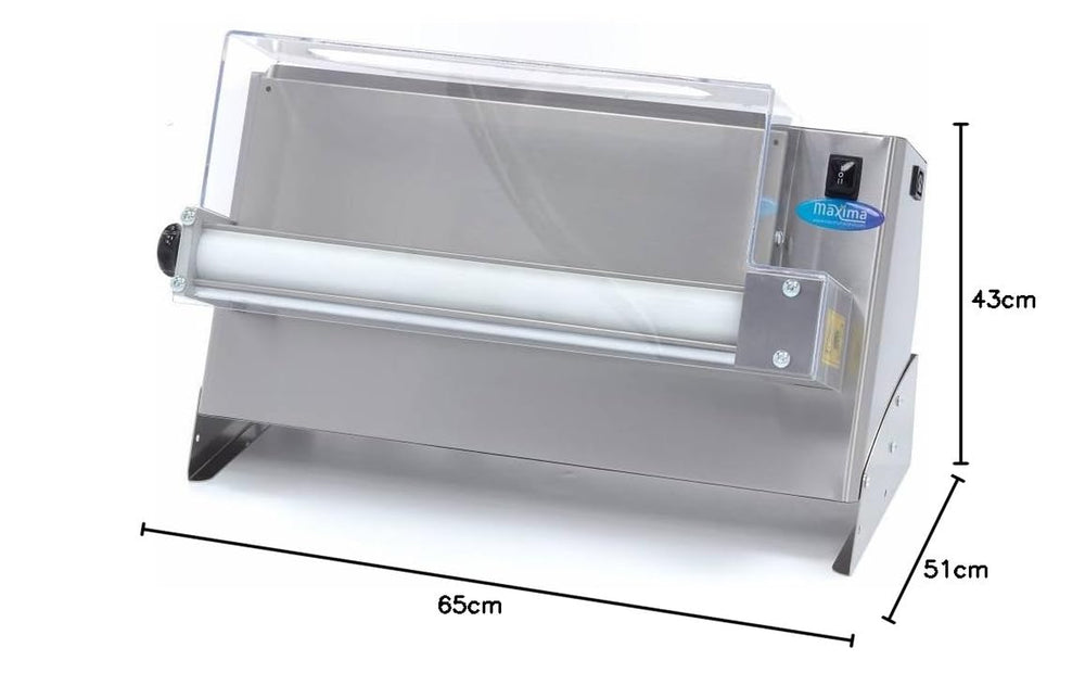 Rolă pentru fondant Maxima Gastro - Ø45 cm - Rolă simplă - Grosime reglabilă